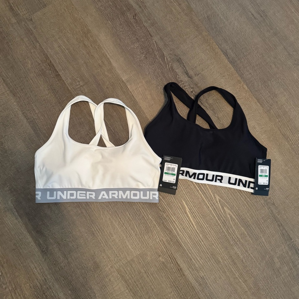 Under Armour Women's Sports Bra Set - Black and White